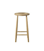 FDB Møbler J165 Stool เก้าอี้ไม้ oak ที่นั่ง papercord ออกแบบโดย Jørgen Bækmark