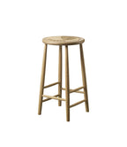 FDB Møbler J165 Stool เก้าอี้ไม้ oak ที่นั่ง papercord ออกแบบโดย Jørgen Bækmark