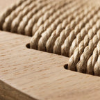 FDB Møbler J165 Stool เก้าอี้ไม้ oak ที่นั่ง papercord ออกแบบโดย Jørgen Bækmark