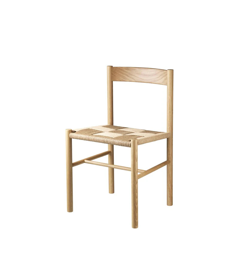FDB Møbler J178 Lønstrup Chair เก้าอี้ไม้ oak ที่นั่ง veneer และ papercord ออกแบบโดย Stine Lundgaard Weigelt