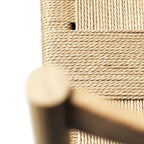 FDB Møbler J178 Lønstrup Chair เก้าอี้ไม้ oak ที่นั่ง veneer และ papercord ออกแบบโดย Stine Lundgaard Weigelt