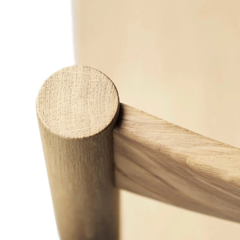 FDB Møbler J178 Lønstrup Chair เก้าอี้ไม้ oak ที่นั่ง veneer และ papercord ออกแบบโดย Stine Lundgaard Weigelt
