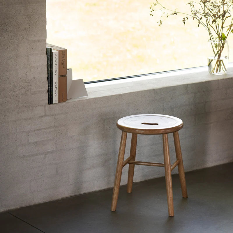 FDB Møbler J27 Stool สตูลไม้ beech ขนาด 35x35 cm ออกแบบโดย Børge Mogensen