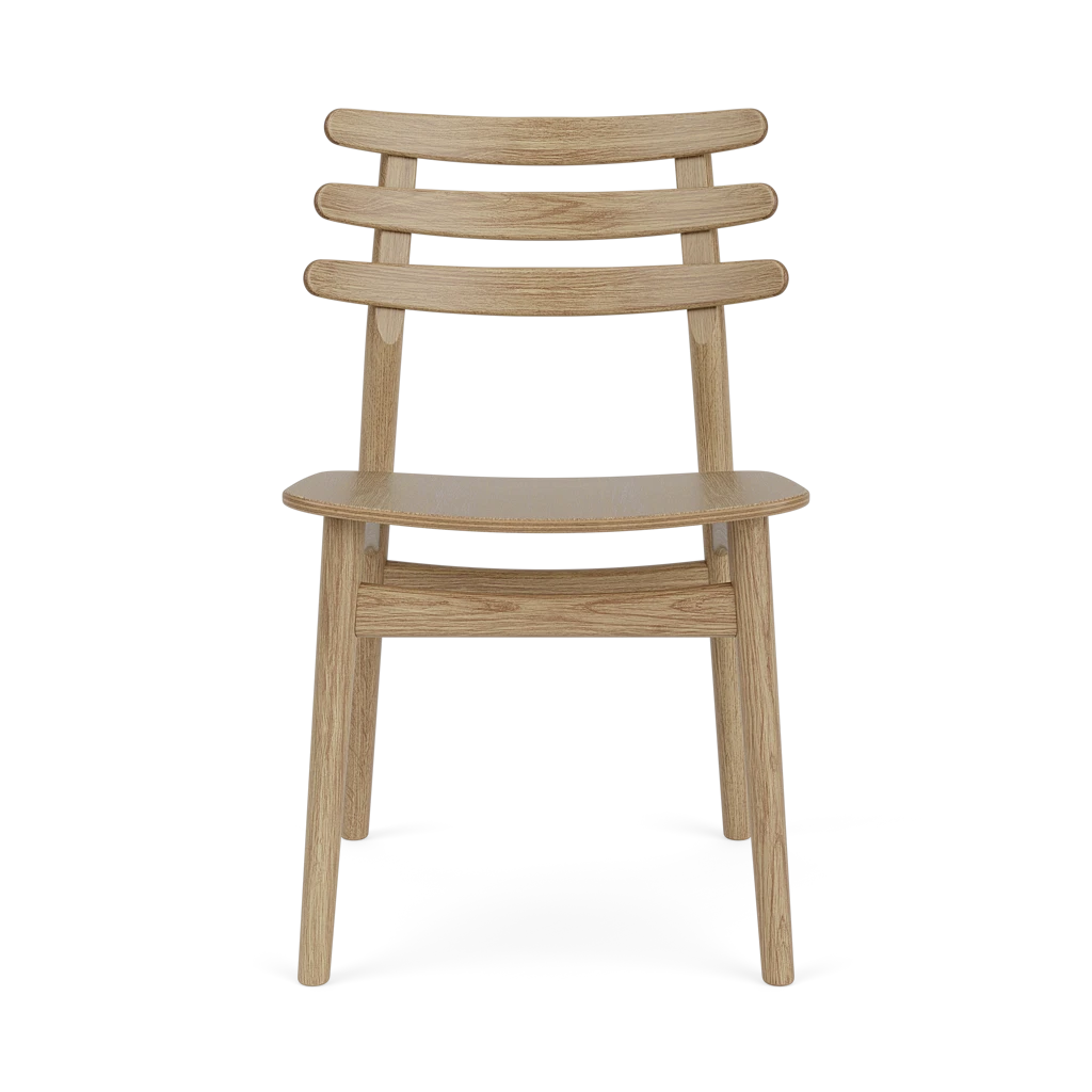 J48 Chair โดย Poul M. Volther (1951) จาก FDB Møbler ดีไซน์เรียบง่ายตามแนวฟังก์ชันนัลลิสม์เดนมาร์ก โครงไม้โอ๊คแข็งแรง พนักพิงโค้งเอกลักษณ์ รองรับสรีระได้ดี เหมาะใช้เป็นเก้าอี้ทานอาหารหรืออเนกประสงค์ภายในบ้าน
