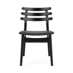 J48 Chair โดย Poul M. Volther (1951) จาก FDB Møbler ดีไซน์เรียบง่ายตามแนวฟังก์ชันนัลลิสม์เดนมาร์ก โครงไม้โอ๊คแข็งแรง พนักพิงโค้งเอกลักษณ์ รองรับสรีระได้ดี เหมาะใช้เป็นเก้าอี้ทานอาหารหรืออเนกประสงค์ภายในบ้าน