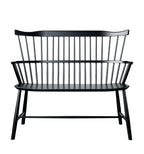 FDB Møbler J52D Bench ม้านั่งไม้ beech สี Jet Black ขนาด 106 ซม. ออกแบบโดย Børge Mogensen