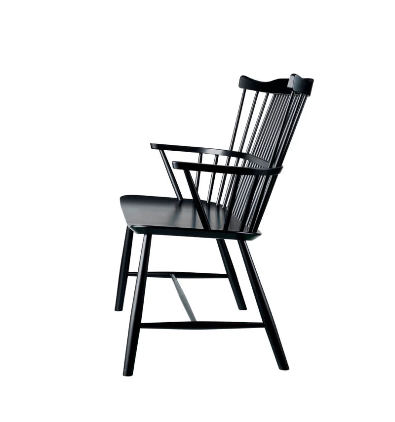 FDB Møbler J52D Bench ม้านั่งไม้ beech สี Jet Black ขนาด 106 ซม. ออกแบบโดย Børge Mogensen