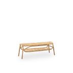Sika Design Machiya Bench ม้านั่งหวาย พร้อมชั้นวาง