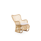 Sika Design Tulip Lounge Chair เก้าอี้พักผ่อนหวาย พร้อมเบาะผ้า