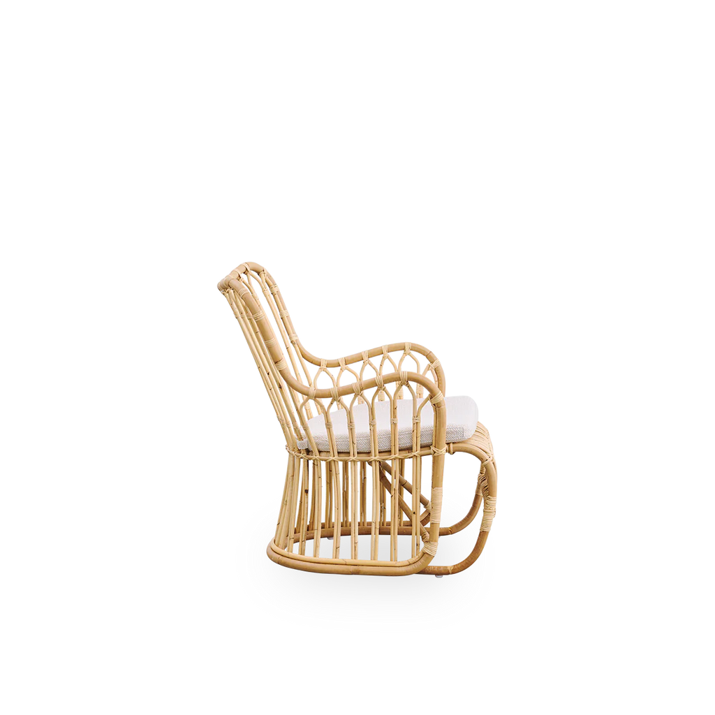 Sika Design Tulip Lounge Chair เก้าอี้พักผ่อนหวาย พร้อมเบาะผ้า