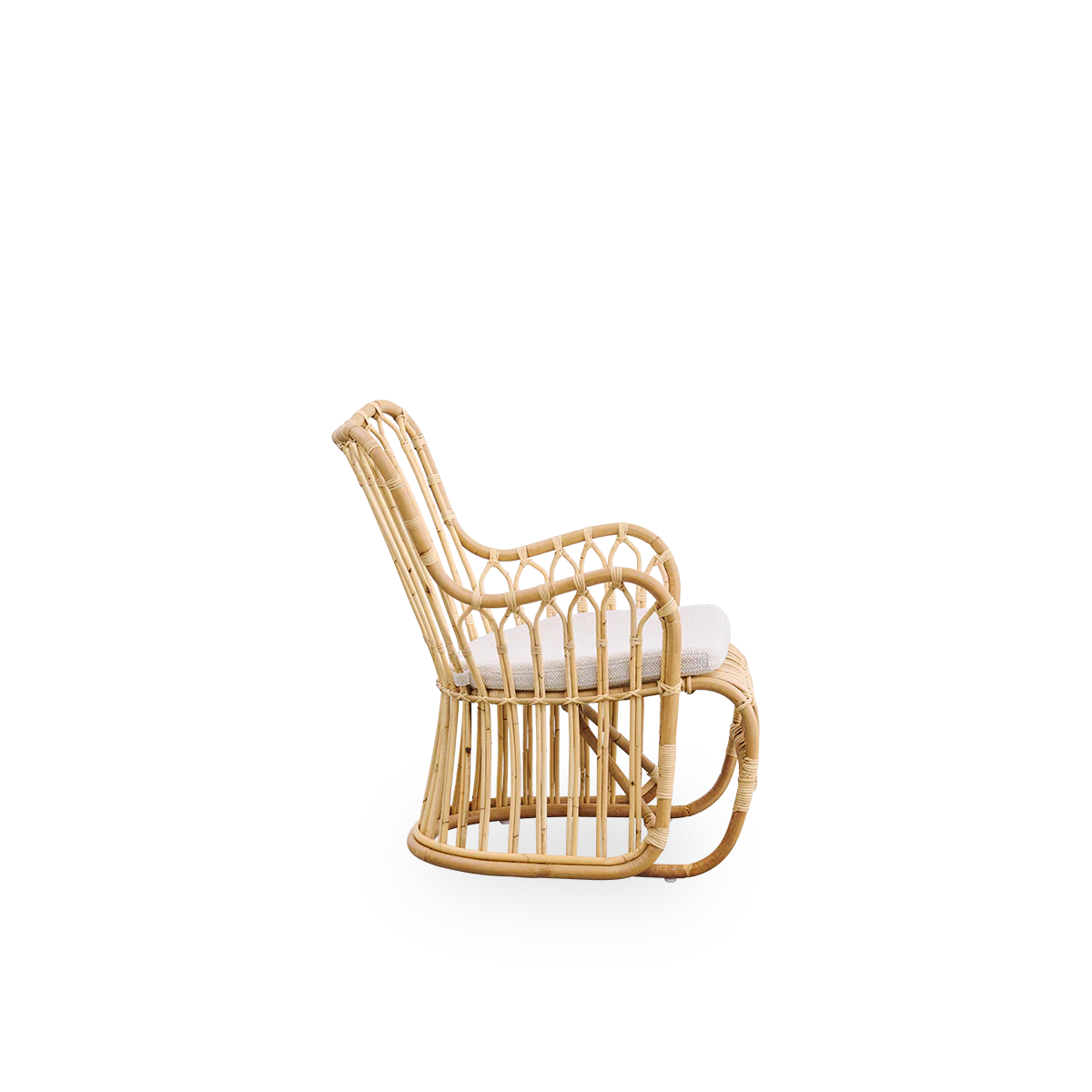 Sika Design Tulip Lounge Chair เก้าอี้พักผ่อนหวาย พร้อมเบาะผ้า