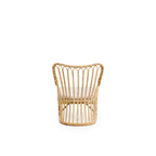 Sika Design Tulip Lounge Chair เก้าอี้พักผ่อนหวาย พร้อมเบาะผ้า