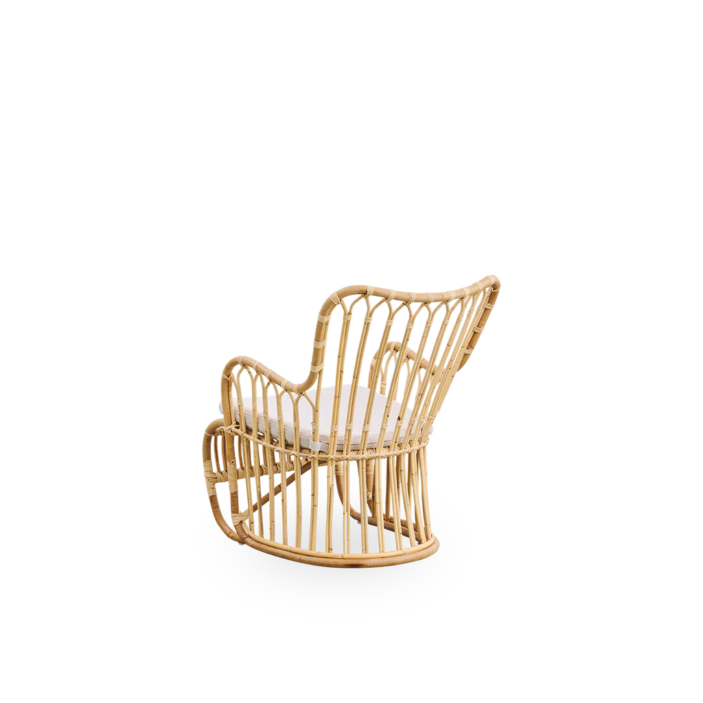 Sika Design Tulip Lounge Chair เก้าอี้พักผ่อนหวาย พร้อมเบาะผ้า