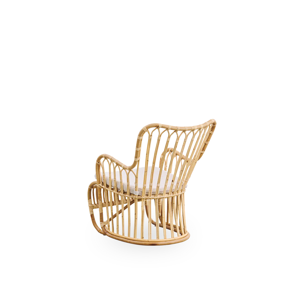 Sika Design Tulip Lounge Chair เก้าอี้พักผ่อนหวาย พร้อมเบาะผ้า