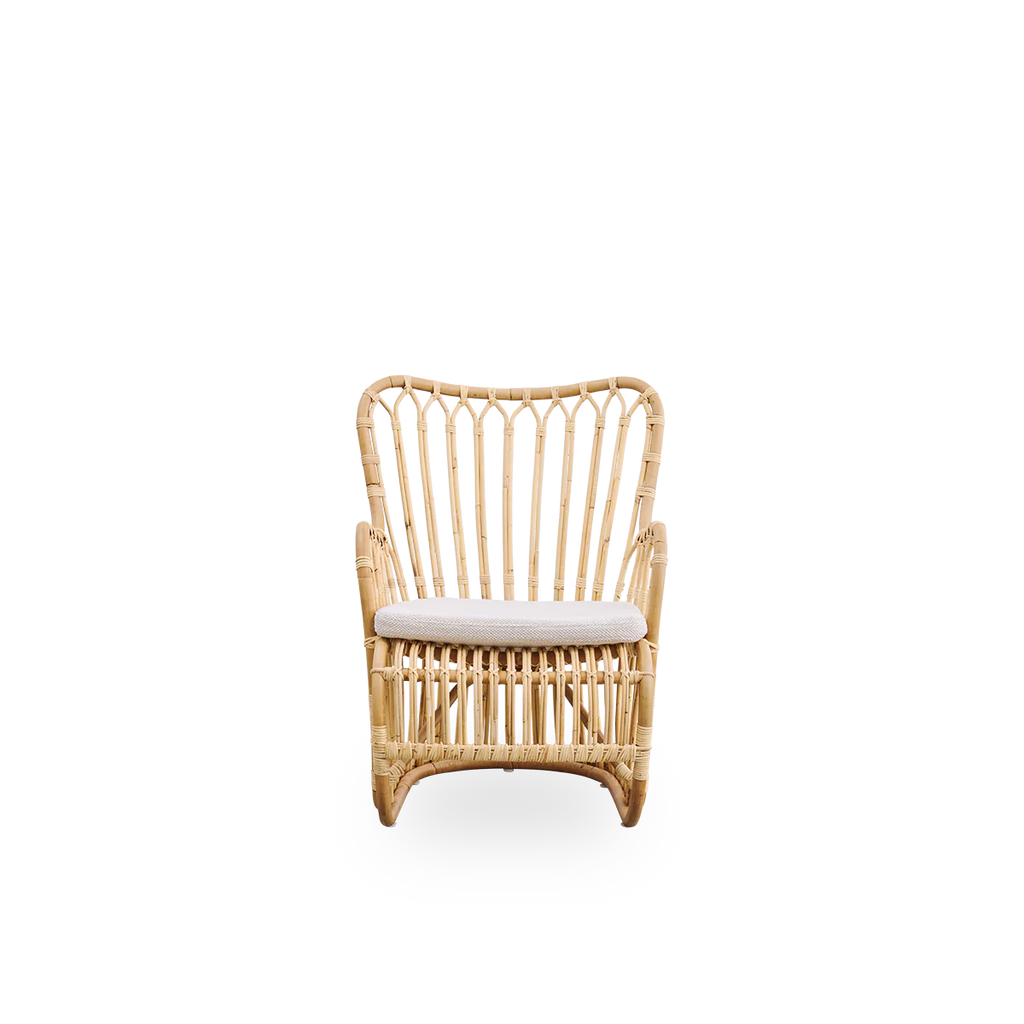 Sika Design Tulip Lounge Chair เก้าอี้พักผ่อนหวาย พร้อมเบาะผ้า