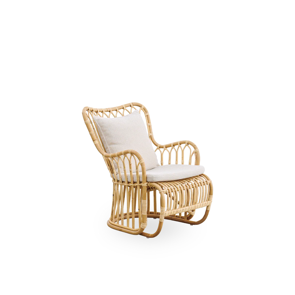 Sika Design Tulip Lounge Chair เก้าอี้พักผ่อนหวาย พร้อมเบาะผ้า