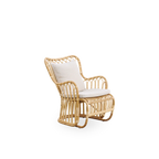 Sika Design Tulip Lounge Chair เก้าอี้พักผ่อนหวาย พร้อมเบาะผ้า