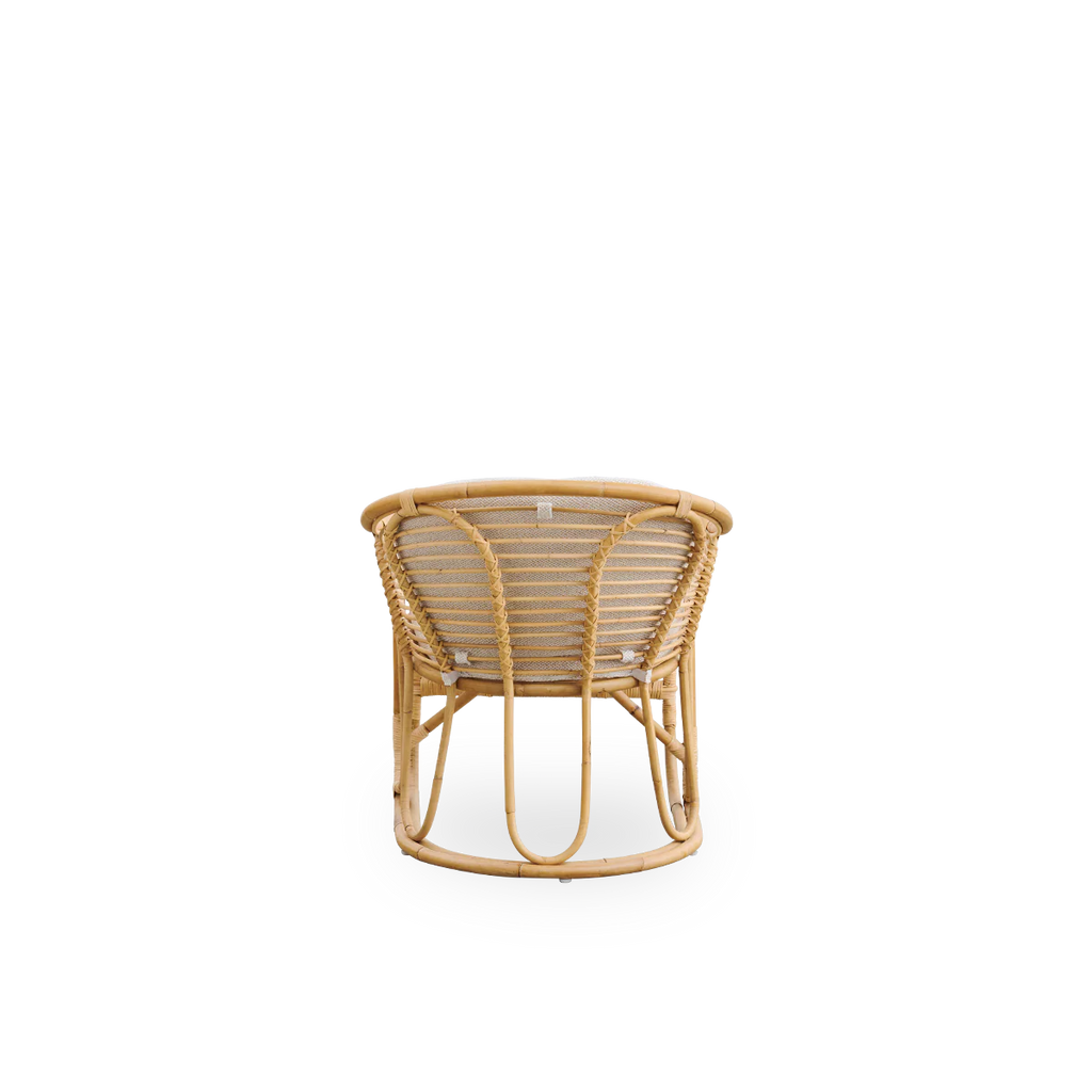 Sika Design Swing Lounge Chair เก้าอี้พักผ่อนหวาย พร้อมเบาะผ้า