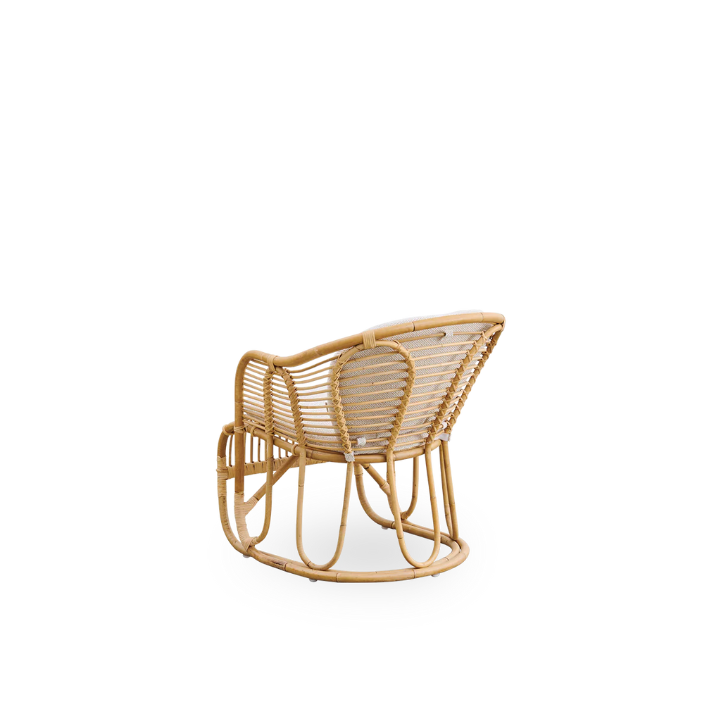 Sika Design Swing Lounge Chair เก้าอี้พักผ่อนหวาย พร้อมเบาะผ้า
