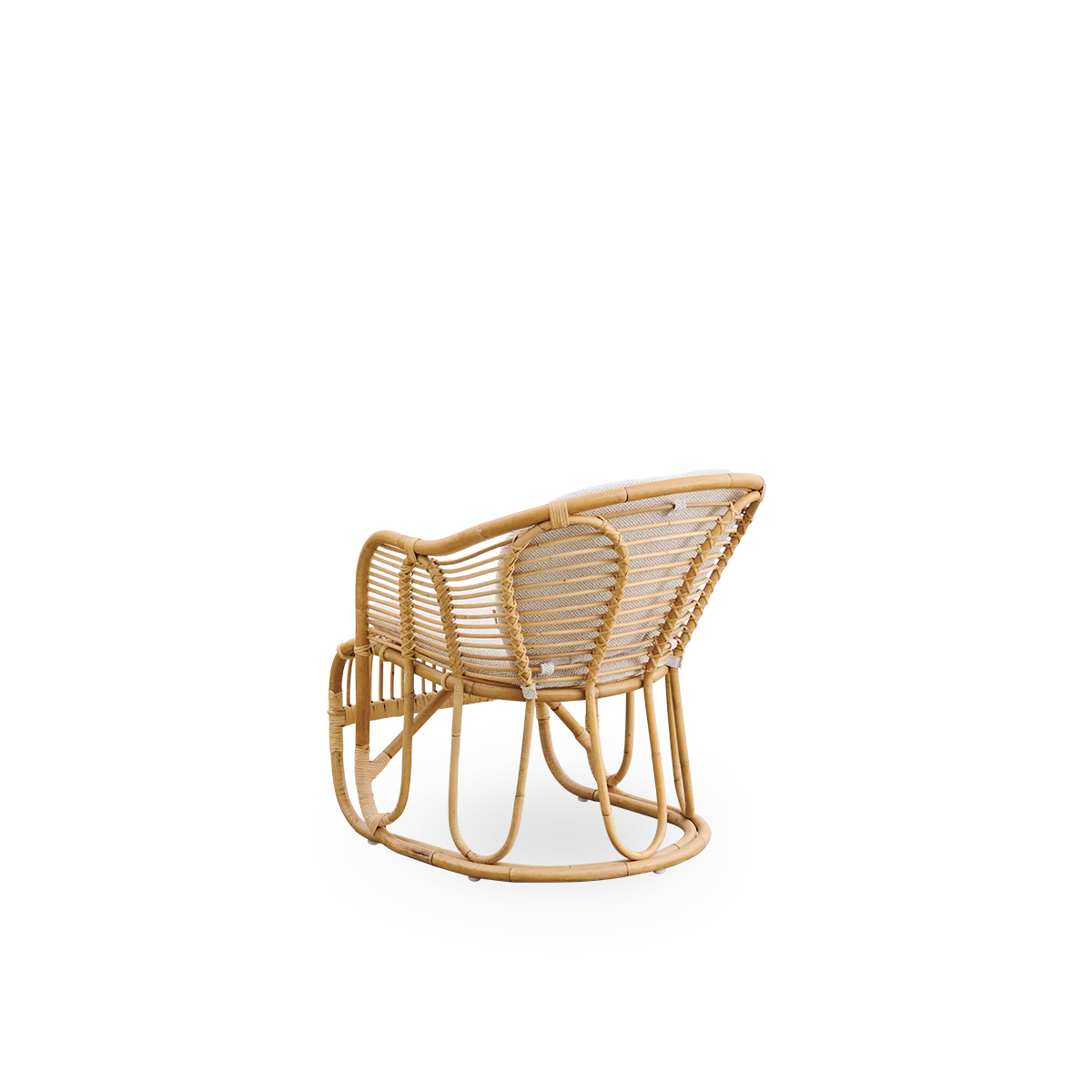 Sika Design Swing Lounge Chair เก้าอี้พักผ่อนหวาย พร้อมเบาะผ้า