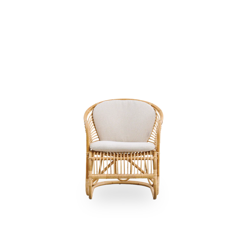 Sika Design Swing Lounge Chair เก้าอี้พักผ่อนหวาย พร้อมเบาะผ้า