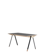 Ishinomaki Laboratory Kobo ST-Desk โต๊ะทำงานโครงเหล็ก แผ่นท็อป linoleum ออกแบบโดย Keiji Ashizawa