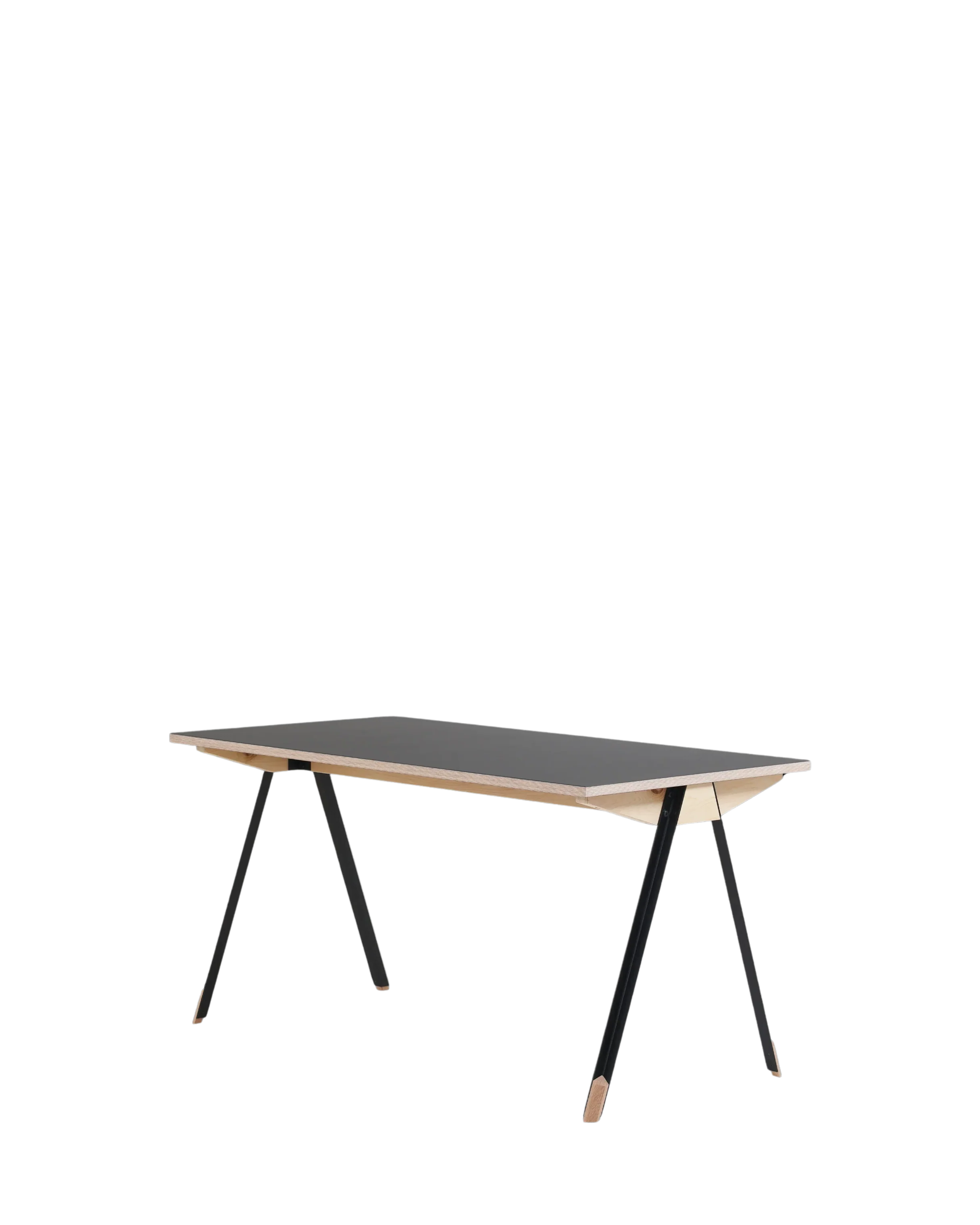 Ishinomaki Laboratory Kobo ST-Desk โต๊ะทำงานโครงเหล็ก แผ่นท็อป linoleum ออกแบบโดย Keiji Ashizawa