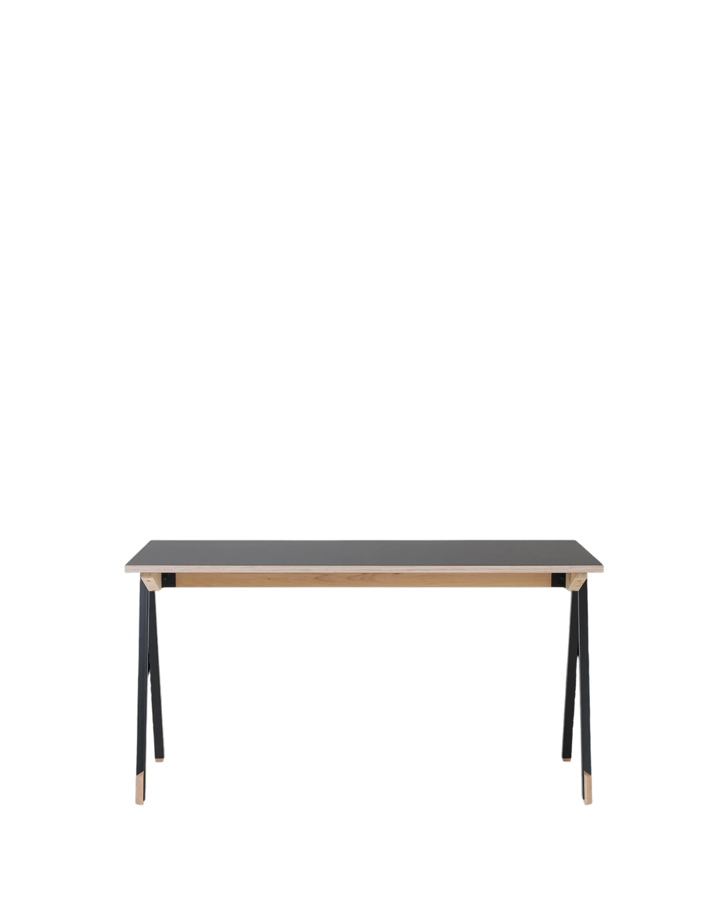 Ishinomaki Laboratory Kobo ST-Desk โต๊ะทำงานโครงเหล็ก แผ่นท็อป linoleum ออกแบบโดย Keiji Ashizawa