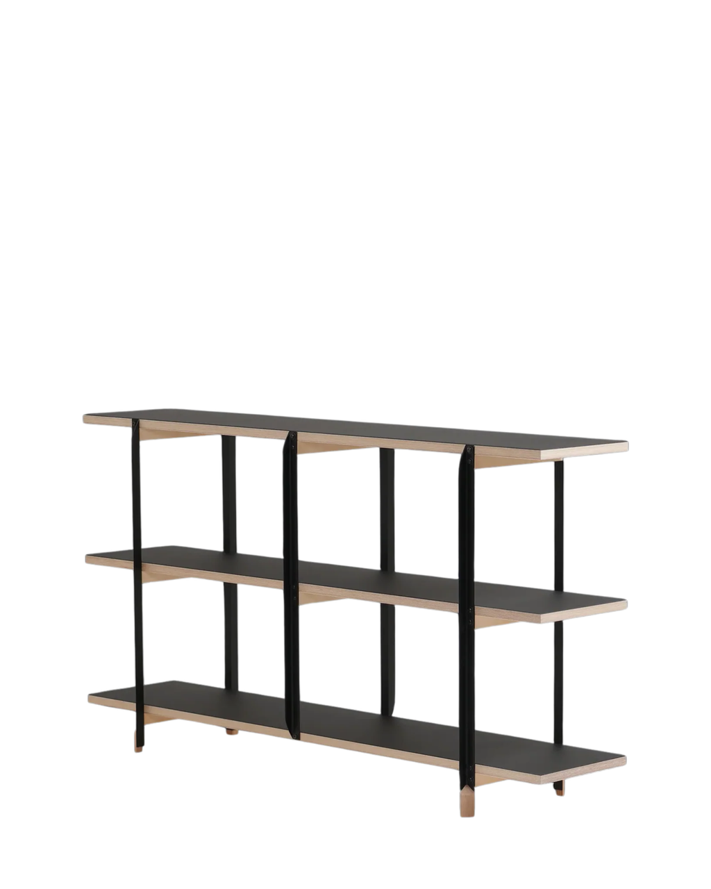 Ishinomaki Laboratory Kobo ST-Shelf ชั้นวางหนังสือโครงเหล็ก แผ่นชั้น linoleum ออกแบบโดย Keiji Ashizawa