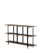 Ishinomaki Laboratory Kobo ST-Shelf ชั้นวางหนังสือโครงเหล็ก แผ่นชั้น linoleum ออกแบบโดย Keiji Ashizawa