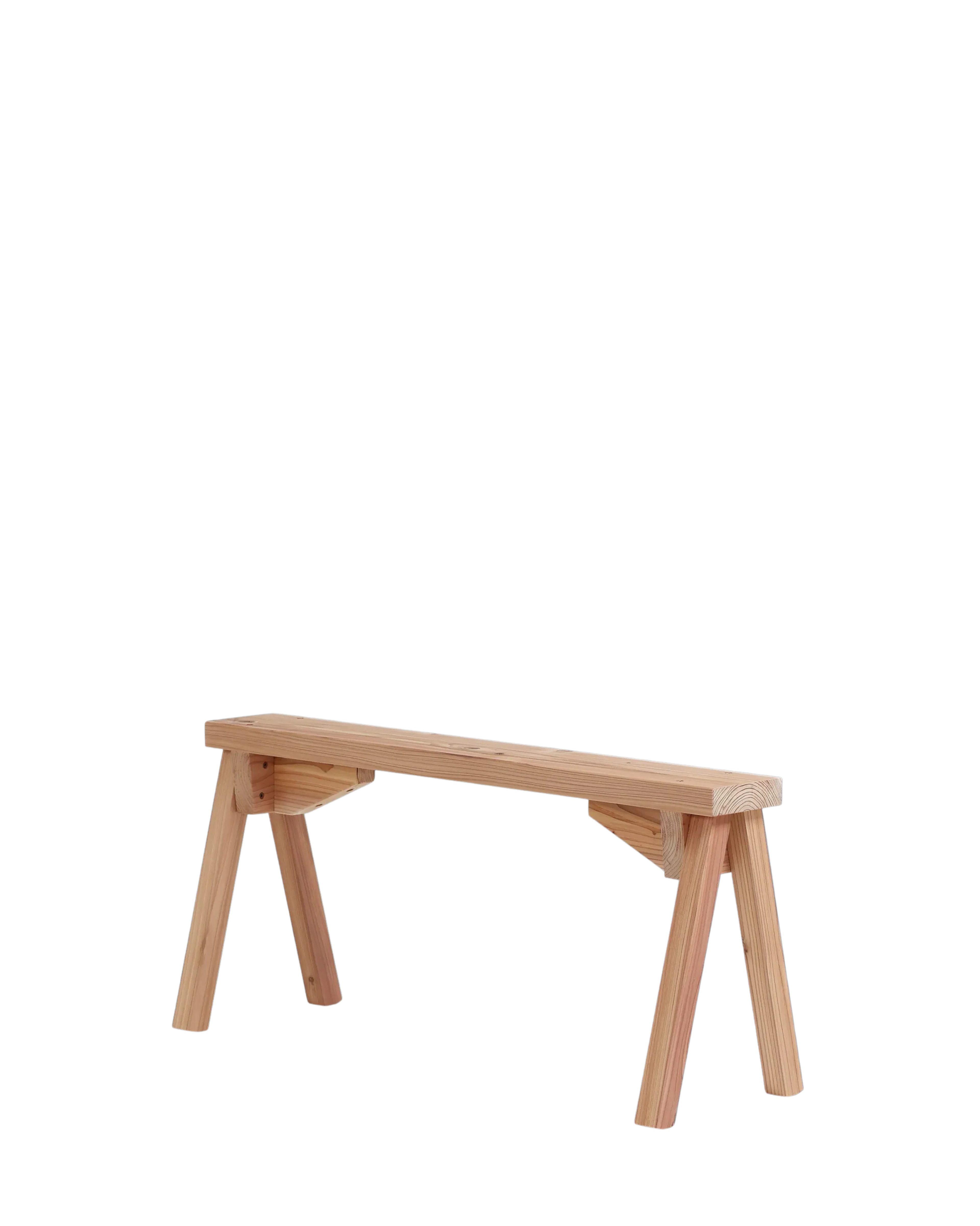Ishinomaki Laboratory Kobo Bench ม้านั่งไม้ Yakushima Jisugi แบบเรียบ ออกแบบโดย Keiji Ashizawa