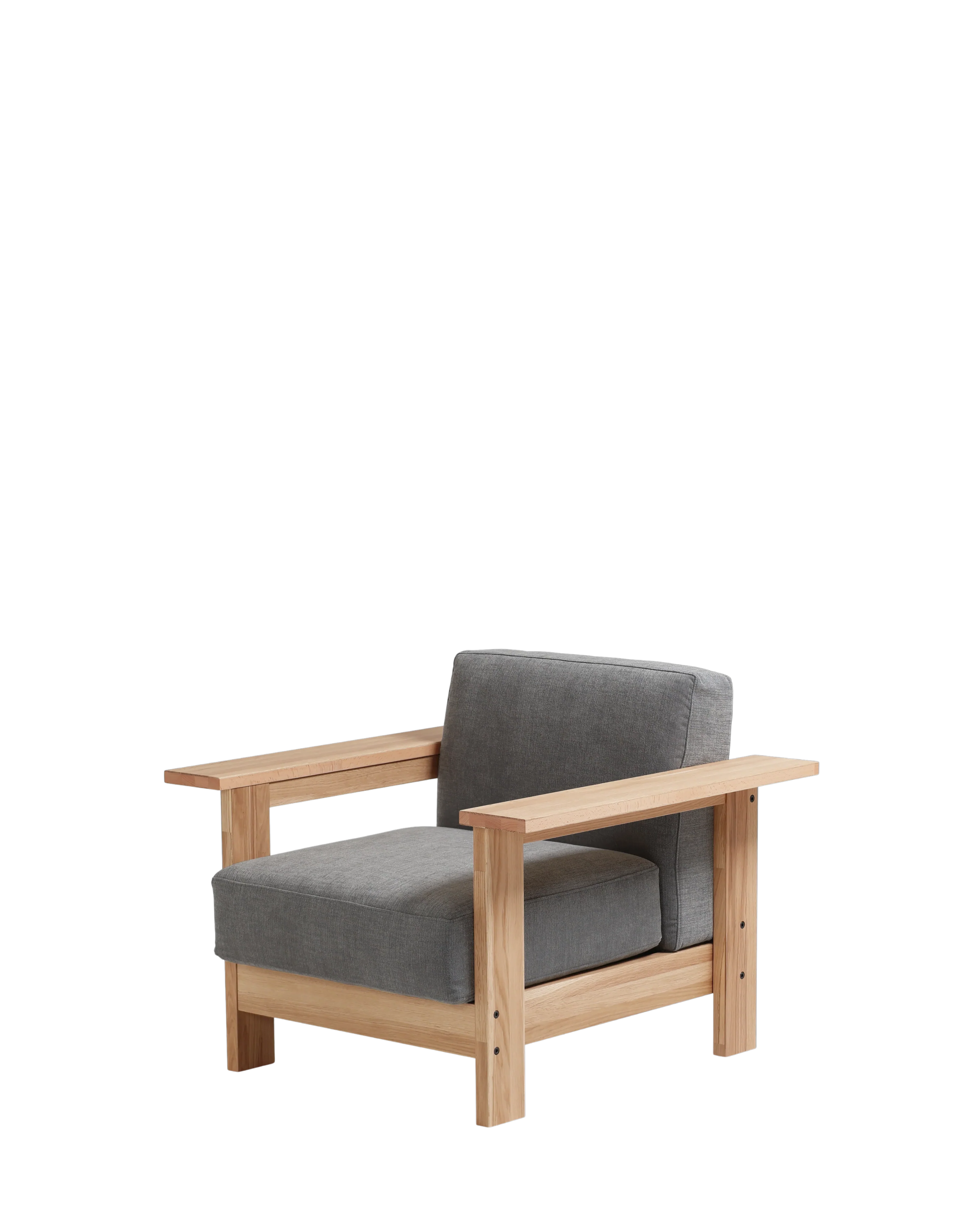 Ishinomaki Laboratory Kobo Sofa 1P Maker Pack โซฟาโครงไม้พร้อมเบาะผ้า ออกแบบโดย Keiji Ashizawa