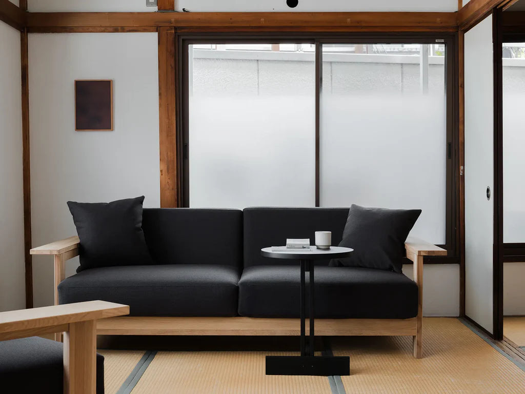 Ishinomaki Laboratory Kobo Sofa 3P Maker Pack โซฟาโครงไม้พร้อมเบาะผ้า ออกแบบโดย Keiji Ashizawa