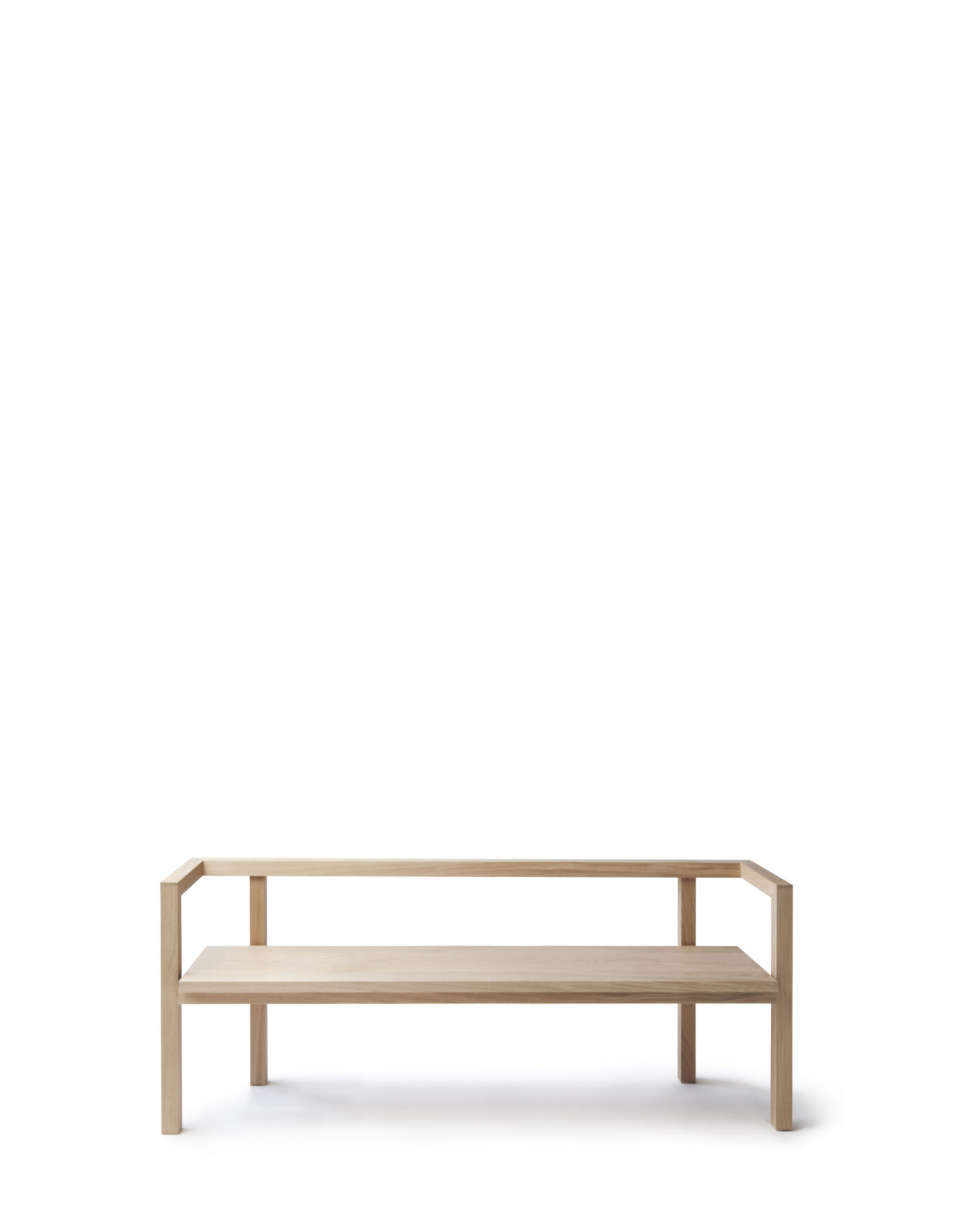 Nikari Konstruktio Bench ม้านั่ง birch, ash หรือ oak พร้อม option เบาะนั่ง ออกแบบโดย Kari Virtanen และ Johanna Gullichsen