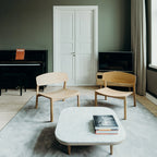Made by Choice HALIKKO Lounge Chair เก้าอี้ lounge ไม้ solid oak หรือ ash พร้อมโครงสร้างเรียบง่ายแบบ 35 × 35 mm