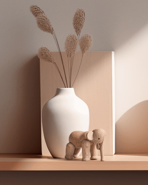 โมเดลช้างไม้ Kay Bojesen รุ่น Liliput ดีไซน์เดนมาร์กเรียบง่าย เส้นโค้งนุ่มนวล จัดจำหน่ายโดย Old Pine Trees