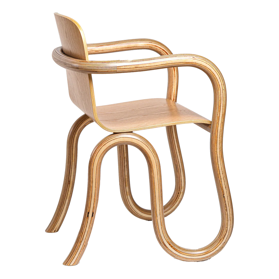 Made by Choice KOLHO Chair เก้าอี้ plywood รูปทรง geometric และ curved form ออกแบบโดย Matthew Day Jackson
