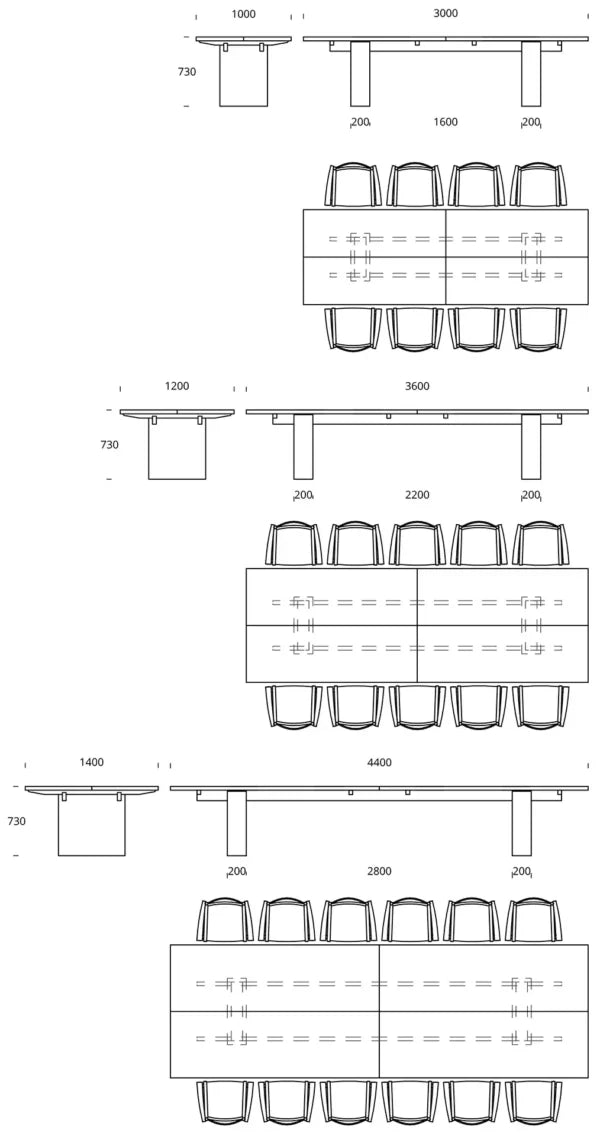 Linea KVP11 Meeting Table