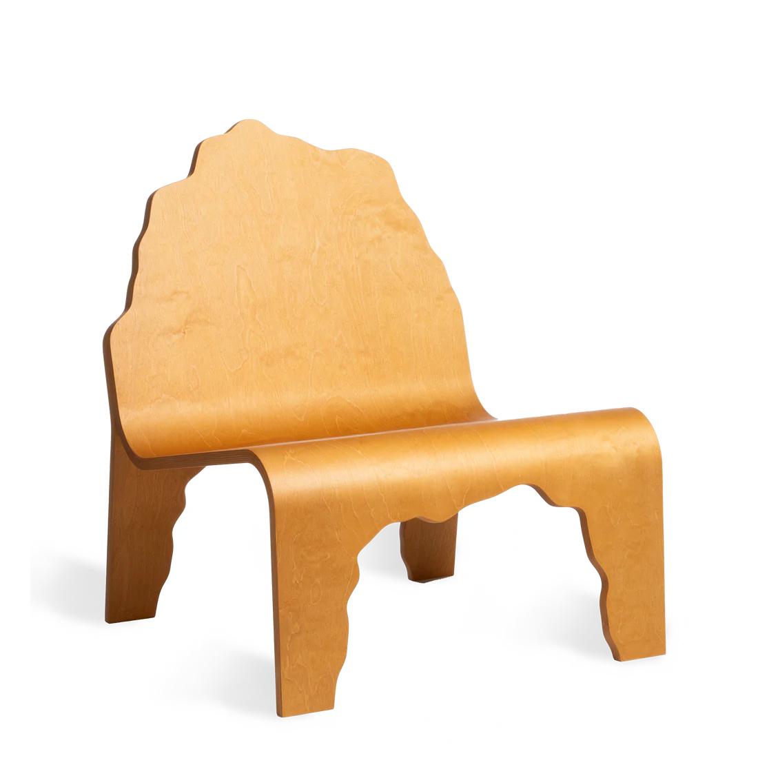 Made by Choice LIEKSA Lounge Chair เก้าอี้ lounge birch plywood รูปทรง bent plywood ออกแบบโดย Snarkitecture