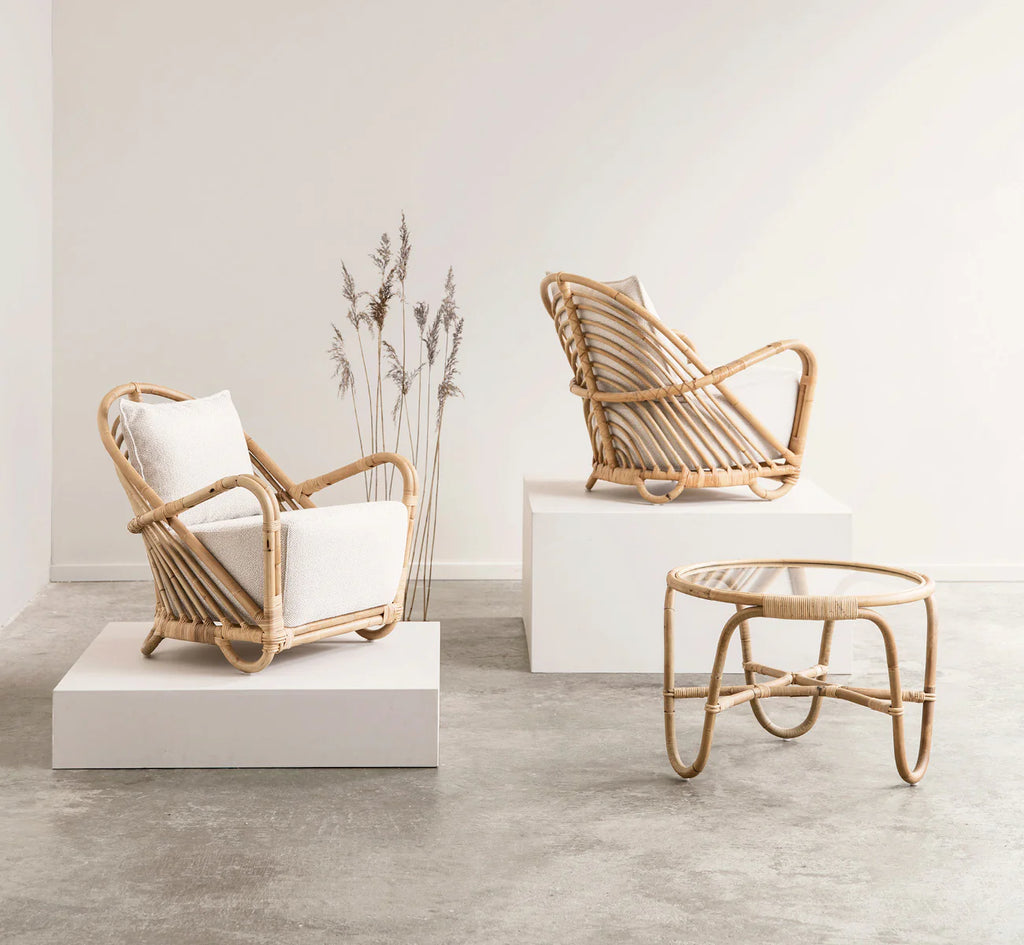 Sika Design Charlottenborg Lounge Chair เก้าอี้พักผ่อนหวาย