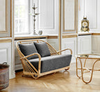 Sika Design Charlottenborg Sofa โซฟาหวาย 2 ที่นั่ง พร้อมเบาะผ้า