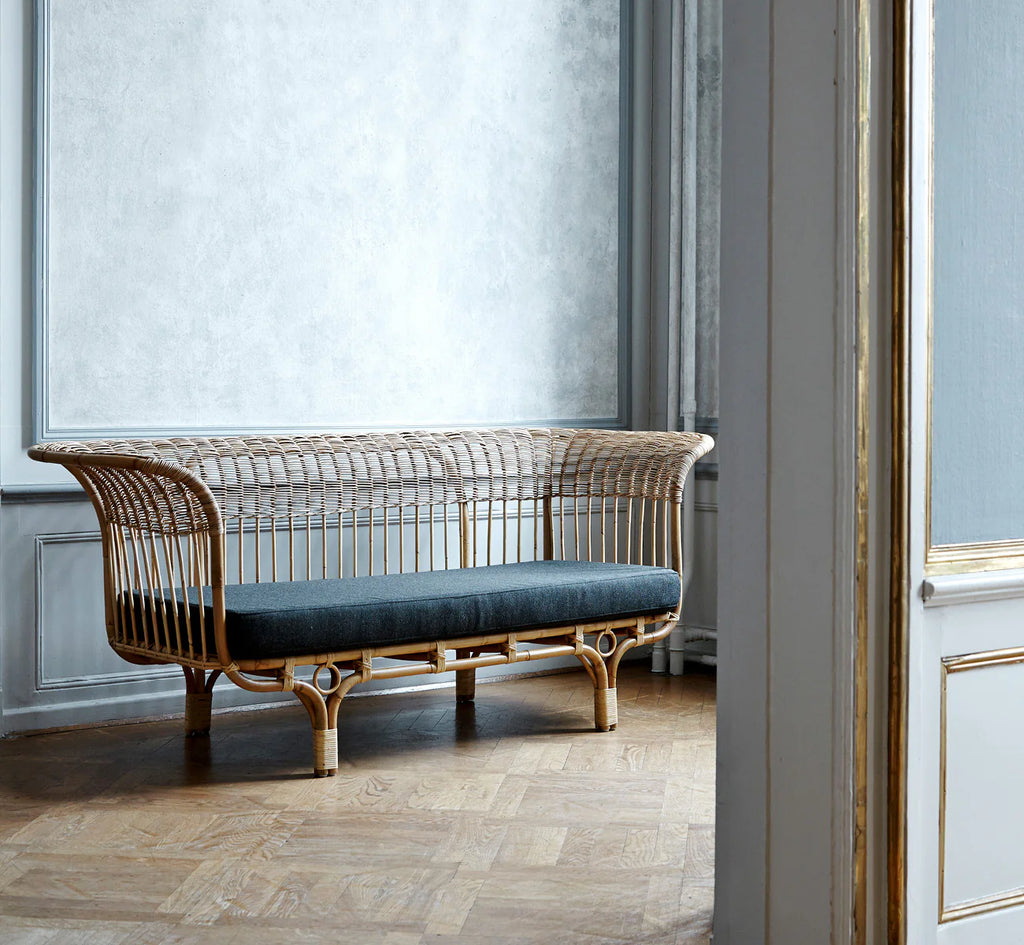 Sika Design Belladonna Sofa โซฟาหวาย พร้อมเบาะผ้า