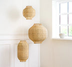 Sika Design Tomori Lampshade Kou Lampshade Tomos Lampshade โคมไฟแขวนหวาย โครงสร้าง rattan