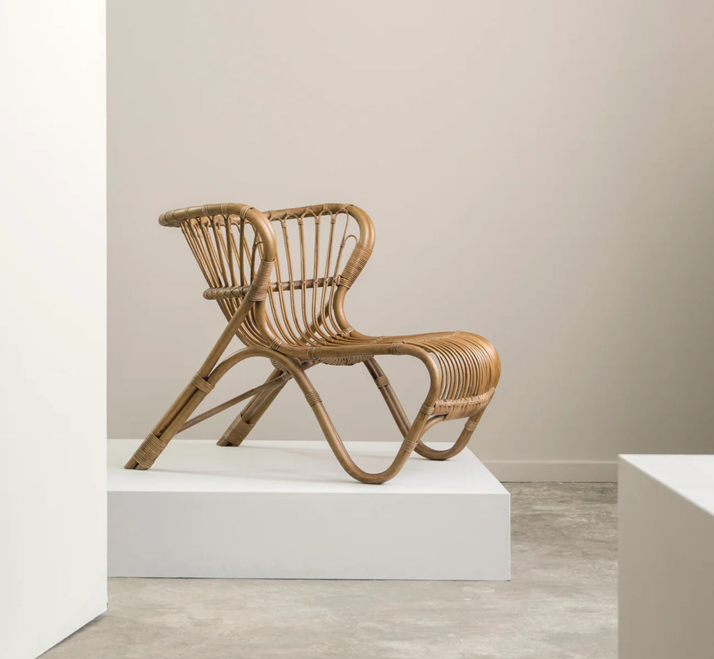 Sika Design Fox Lounge Chair เก้าอี้พักผ่อนหวาย พร้อมเบาะ
