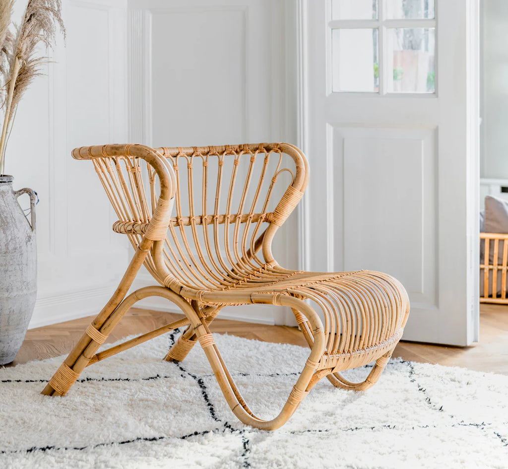 Sika Design Fox Lounge Chair เก้าอี้พักผ่อนหวาย พร้อมเบาะ