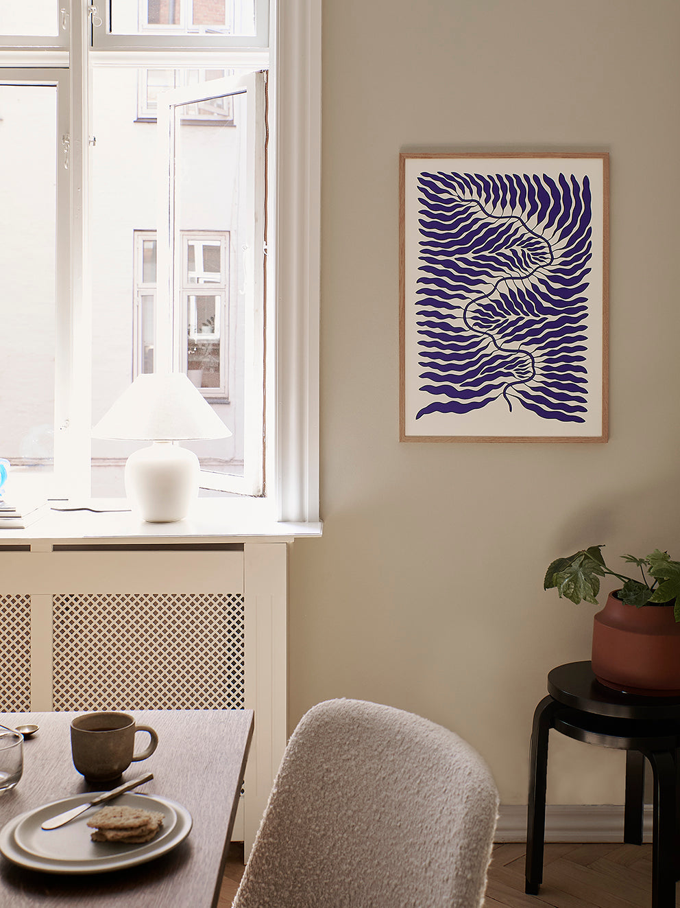 โปสเตอร์ Little Blue by Linnea Andersson จาก The Poster Club สินค้าลิขสิทธิ์แท้นำเข้าโดย Old Pine Trees