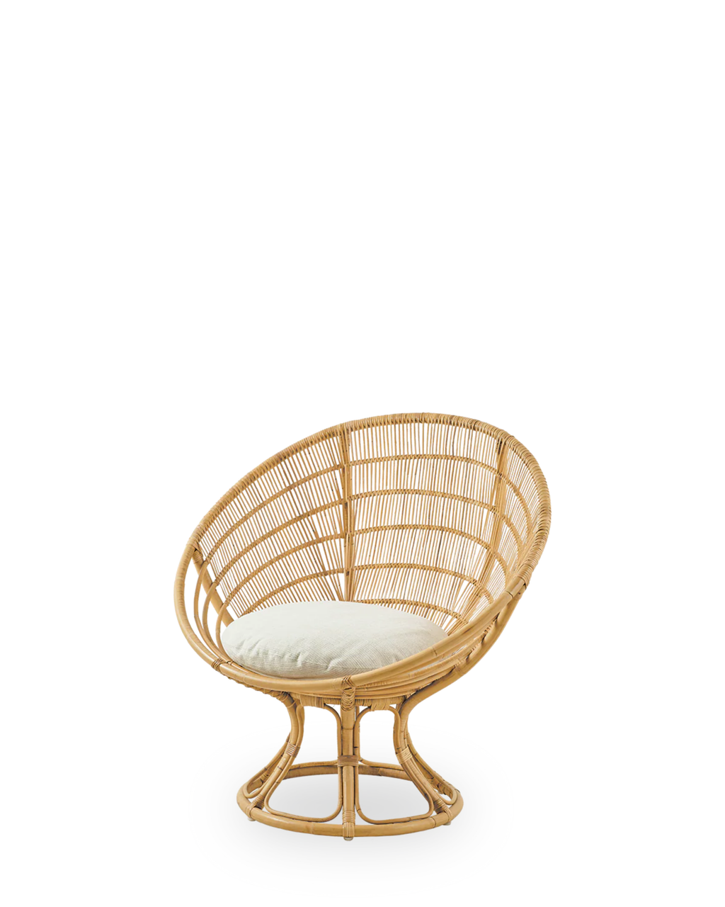 Sika Design Luna Lounge Chair เก้าอี้พักผ่อนหวาย พร้อมเบาะผ้า