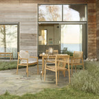 FDB Møbler M3 Sammen Garden Table โต๊ะ outdoor ขนาดเล็กไม้ teak ออกแบบโดย Thomas E. Alken
