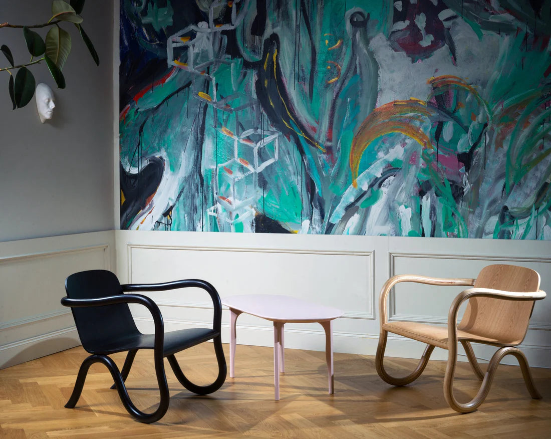 Made by Choice KOLHO Lounge Chair เก้าอี้ lounge plywood รูปทรง geometric และ curved form ออกแบบโดย Matthew Day Jackson
