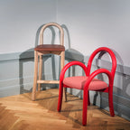 Made by Choice GOMA Armchair เก้าอี้ armchair birch plywood รูปทรง solid และ curved geometry ออกแบบโดย Thomas Sandell